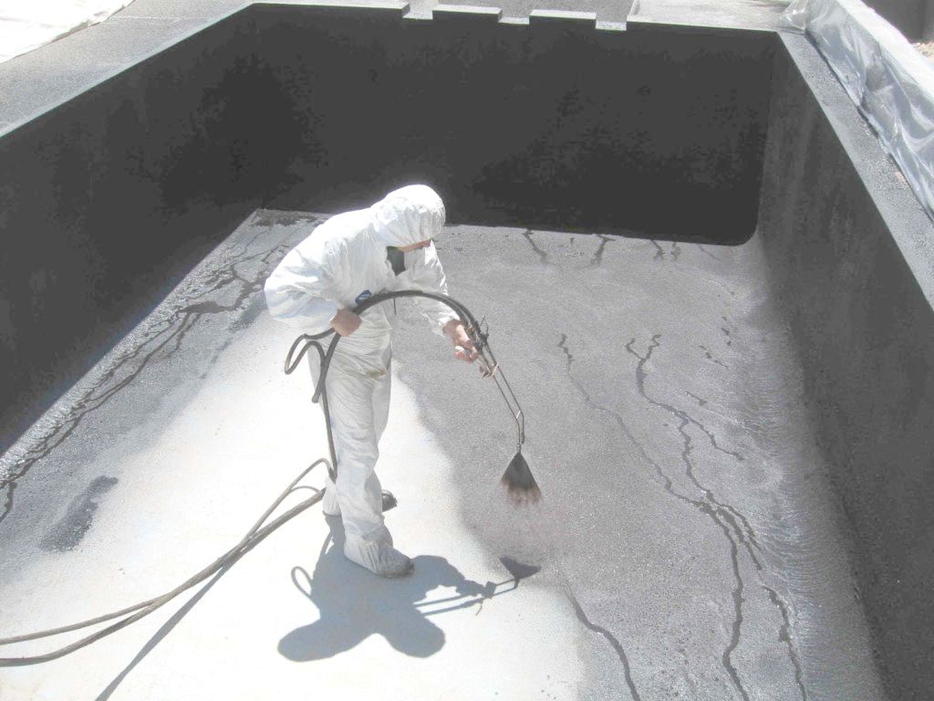 Plastering and waterproofing